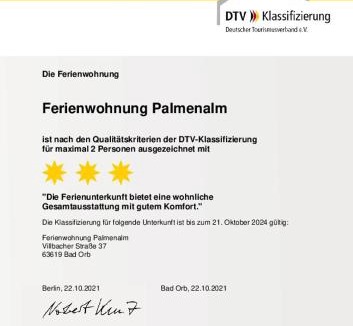 Bad Orb Apartment | Ferienwohnung Palmenalm