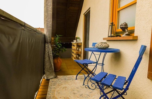 Bottenbach Apartment | Ferienwohnung Sommer - Appartement/fewo, Dusche und Bad, WC, Balkon