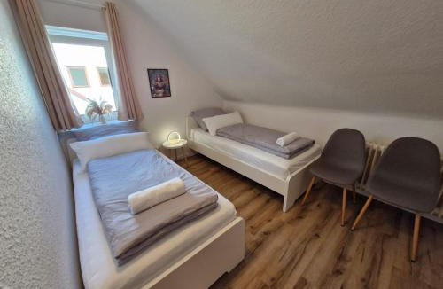 Verden Apartment | FeWo AllerGrün, Balkon mit Blick in die Natur