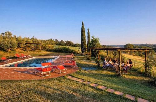 Castelfiorentino Apartment | Fico – Rustic Tuscan Apartment on the Ground Floor with Patio and Pool, 2 Bedrooms