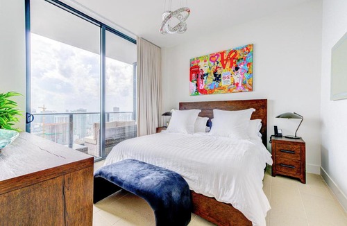 Downtown Miami Apartment | FIFA Magic,Miami Luxury Penthouse, Walk to Fan Fest Panoramic Ocean & City Views,Resort Pool, Spa, Gym, Restaurants