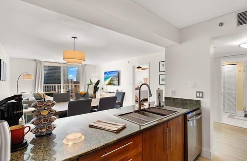 Brickell Condo | Major international sporting event! Brickell Luxe Sky Condo-Sea View Balcony - Walk-Water-WiFi