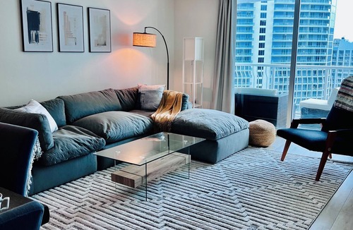 Brickell Condo | Major international sporting event! Brickell Luxe Sky Condo-Sea View Balcony - Walk-Water-WiFi