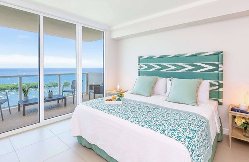 Coconut Grove Apartment | FIFA World Cup Base: Grove Balcony & Bay Views