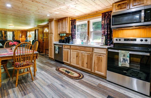 Cosby Cabin | Fire Pit & Covered Deck! Cozy, Rustic Cosby Cabin
