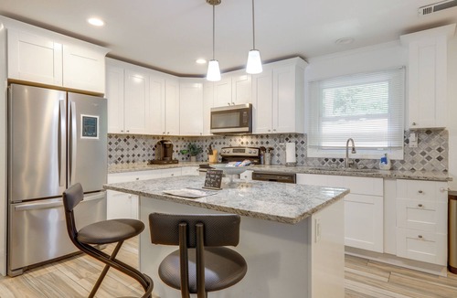 Collier Heights House | Fire Pit & Deck: Home 7 Mi to Mercedes-Benz!
