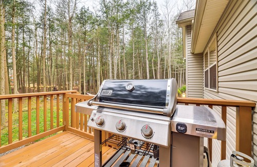 Blakeslee House | Fire Pit, Deck & On-Site Creek: Poconos Retreat!