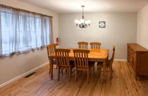 Blakeslee House | Fire Pit, Game Room, Lake, On-Site Stream Poconos!