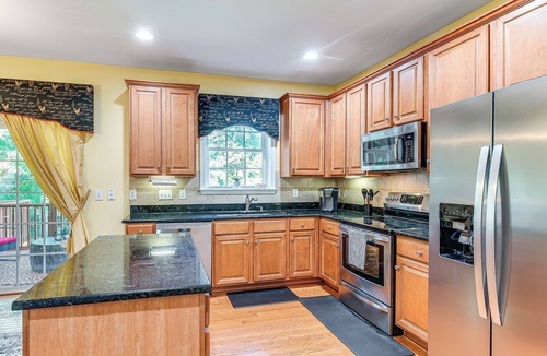 Holly Glen House | Fire Pit + Pool Access: Quiet Holly Springs Home