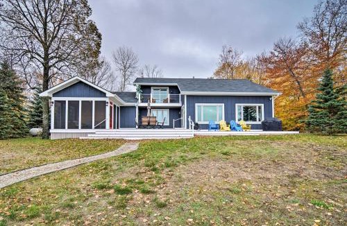 Charlevoix House | Fire Pit, Smart TV: Waterfront Charlevoix Home