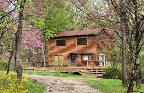 Carpenter Cabin | Firefly Cabin, A Forested Retreat on 300 private acres. 20 mins to Athens/O.U.