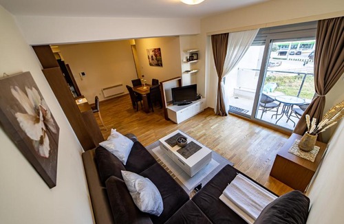 Budva Apartment | First line 1BR apartment with garage