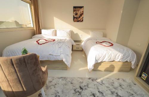 Al Haram Apartment | First Site OF Pyramids View & Jacuzzi