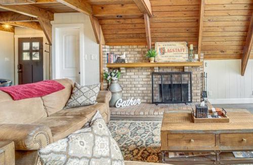Kachina Village House | Flagstaff A-Frame Cabin w/Deck & Lovely Views!