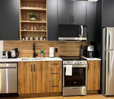 Downtown Halifax Apartment | Flamingo Grove, Vibrant Studio #211, Downtown, AC