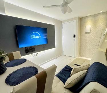 Loteamento Oceania II Apartment | Flat com 2 Qts próx a praia, shoppings, mercados, restaurantes e padarias