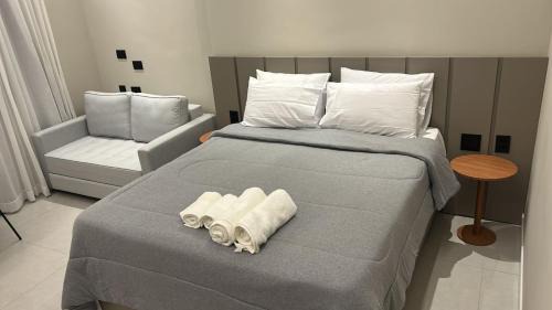 Pompeia Apartment | Flat com vista ao mar com academia, piscina e sauna