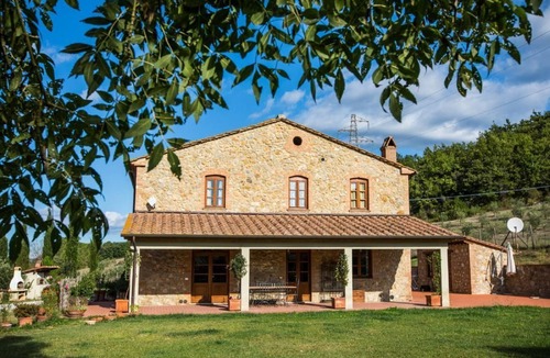 Montecatini Val di Cecina Apartment | Flat with garden, barbecue and terrace
