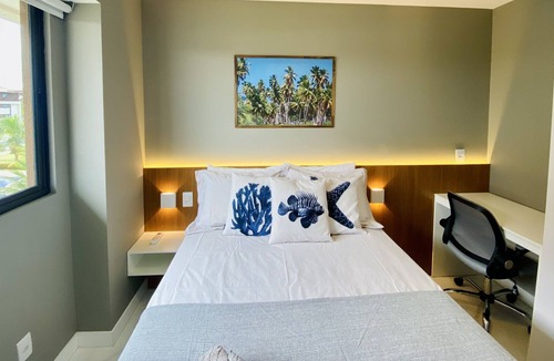 Porto de Galinhas Resort | Flat Modern Style, Foot in the Sand Resort, Full Kitchen, PetFriendly, Air.Cond