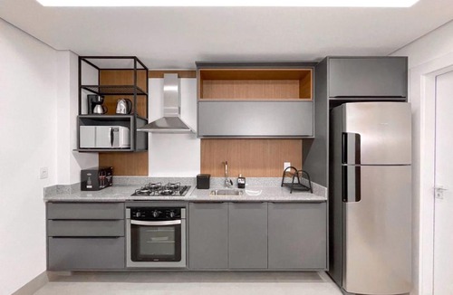 Santa Fe Apartment | Flat Moderno e Amplo ao Lado do Shopping CG