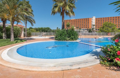 Calas de Mallorca Villa | Flat with terrace, direct access to swimming pool and BBQ in Calas de Mallorca - HomeForGuest