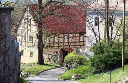 Maxen Apartment | Flat with terrace in renovated half-timbered courtyard