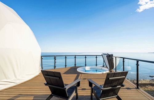 Two Harbors House | Float Above Lake Superior in Large Dome 10 at The Harbors