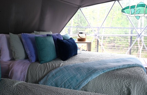 Farmers Resort | Float on Inn Geodome at The Edge—Unique Riverfront Glamping in Salt Lick, KY