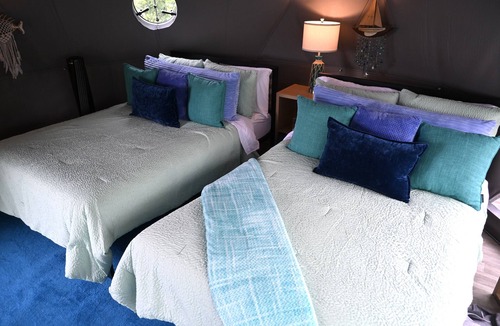 Farmers Resort | Float on Inn Geodome at The Edge—Unique Riverfront Glamping in Salt Lick, KY