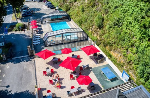 Treignac House | Flower Camping La Plage * - Mobile home Standard 27 m2 (2 bedrooms) + TV with an integrated terrace semi-covered 7m2 4 people
