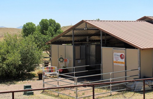 Sonoita Cabin | for animal lovers - cute, little Bunkhouse attached to the horse barn