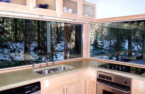 Rhododendron House | Forest Cabin Rental on the Sandy River near Mt. Hood in Oregon