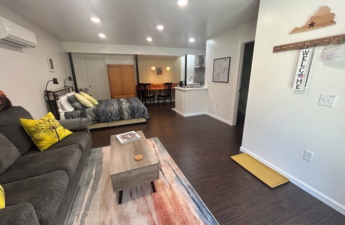 Buchanan Apartment | Forest Retreat Private Studio. Full kitchen and bathroom, queen bed, sleep sofa.