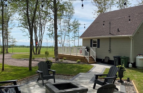 Borden-Carleton Cottage | Forest Shore Cottage - water view, fire pit, peaceful location.