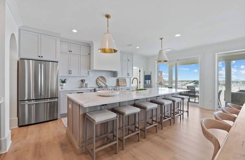 Navarre Beach House | Forever Sunsets w/ Private Temp Controlled Pool, Elevator & Sleeps 30 in beds
