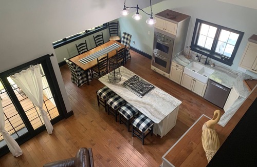 Red Hook House | Forget your worries in this serene Modern Farm House.