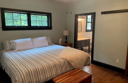 Red Hook House | Forget your worries in this serene Modern Farm House.