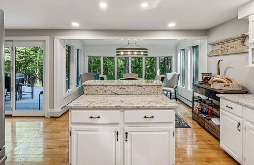 West Hartford House | Fox Crossing House with Large Deck & Fire Pit