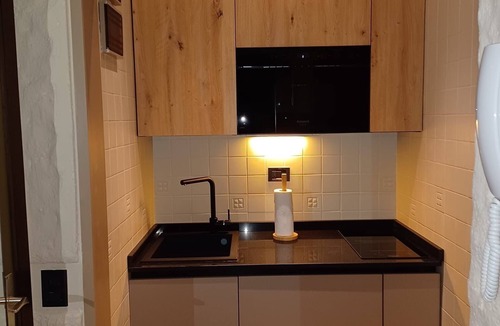 San Martino di Castrozza Apartment | Fradusta 213 cozy studio apartment with mountain view