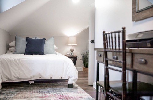 Italian Village Apartment | FREE Parking | Work from Here