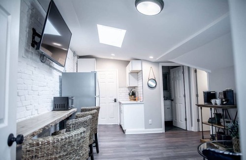 Italian Village Apartment | FREE Parking | Work from Here