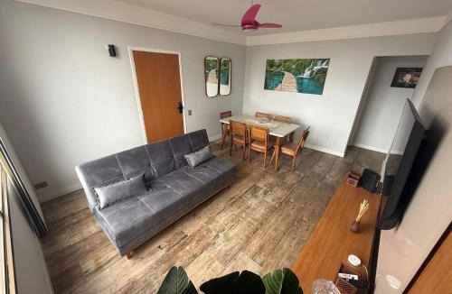 Aparecida Apartment | Frente Mar com garagem, Ar Condicionado e WI-FI grátis em Santos