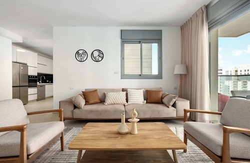 Bat Yam Apartment | Fresh 3BR APT 32 Floor See View Tower | Mamad