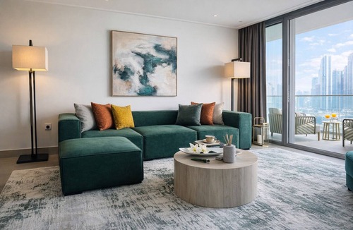 Za'abeel 2 Apartment | FRONT ROW LUxX! OPEN VIEW Burj+Fountain Show/4bed