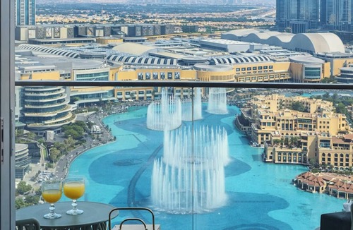 Za'abeel 2 Apartment | FRONT ROW LUxX! OPEN VIEW Burj+Fountain Show/4bed
