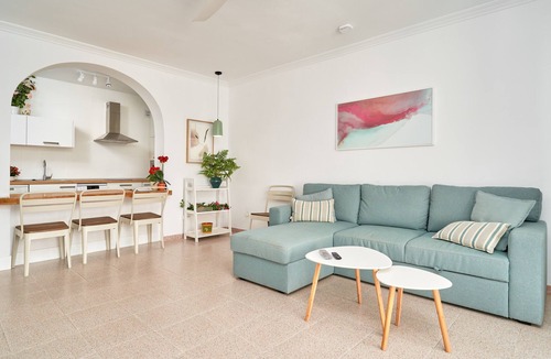 Los Llanos Apartment | Frontline Vacation Home A86 2: Sea Views, Shared Pool & Wi-Fi