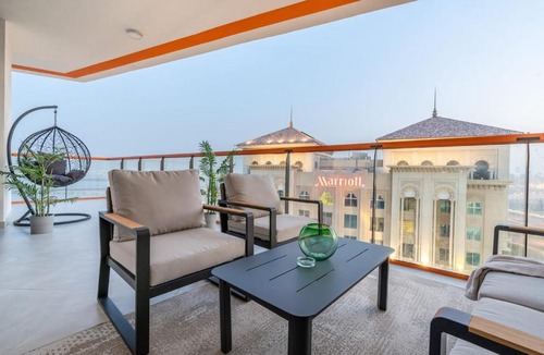 Jadaf Apartment | Full Dubai Skyline View on High Floor