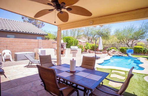 Fireside at Norterra House | Full family friendly house w/private pool and pizza oven!