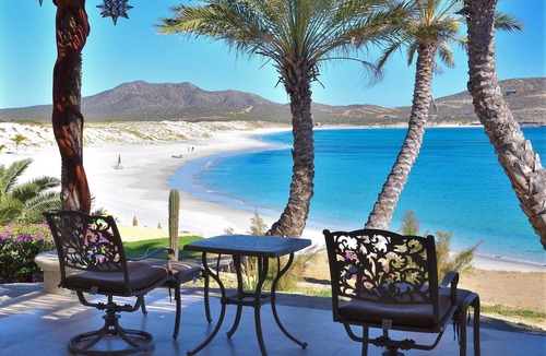 Ensenada Los Muertos Villa | Full Staff Beachfront Estate w/2 Villas, Pool, Tennis Court & Cook Cabo