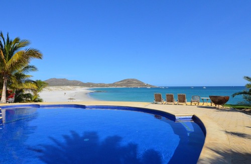 Ensenada Los Muertos Villa | Full Staff Beachfront Estate w/2 Villas, Pool, Tennis Court & Cook Cabo
